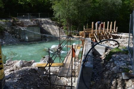 GRADNJA MOSTU ČREŠNJICA V SOČI 1